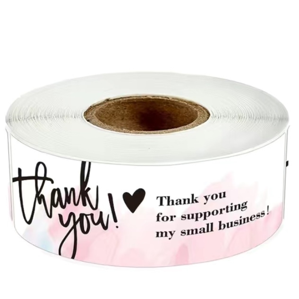 🆕”Thank You for Supporting my Business” stickers- 50 count